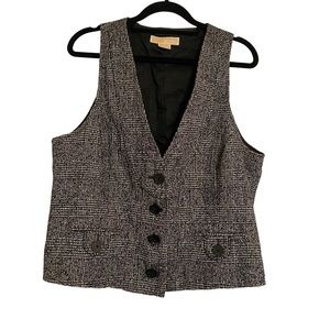 Michael Kors Houndstooth Vest